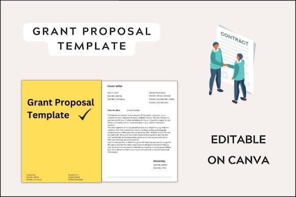Academic Grant Proposal Template: Graphics & Graphic Templates