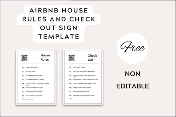 Airbnb House Rules Sign: A Designer's Review