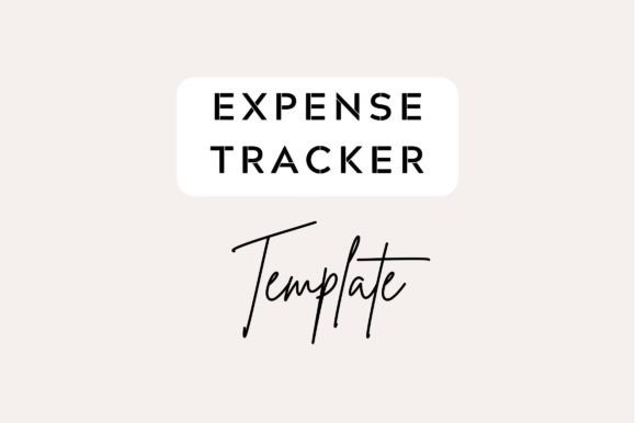 Editable Expense Tracker Template Graphics Review