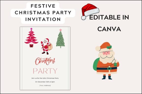 Festive Christmas Party Invitation: Freebies & Graphics Review