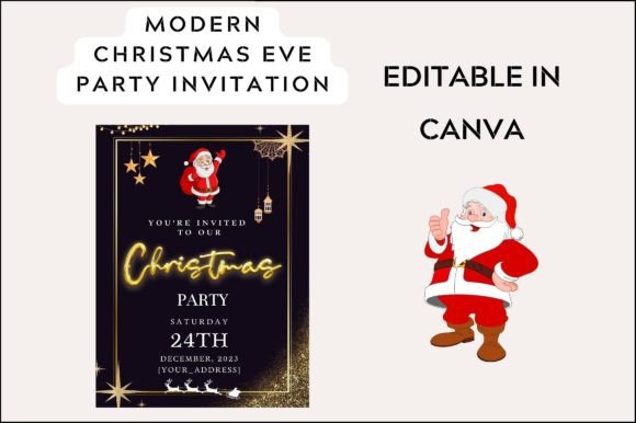 Free Christmas Party Invitation Template: Graphics & Freebies