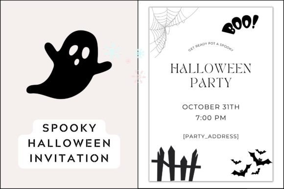 Halloween Costume Party Invitations: Graphics for Brand Templates