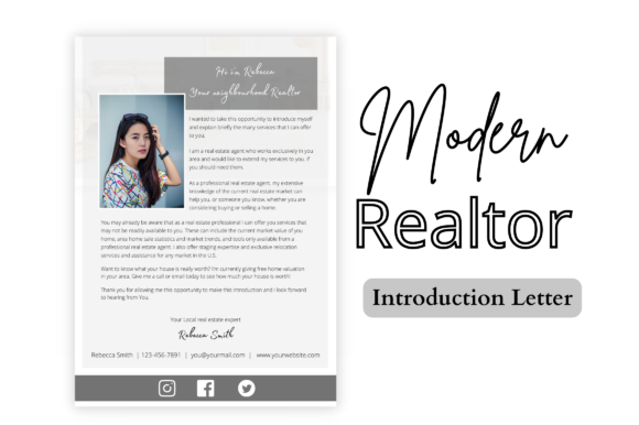 Introduction Letter: Premium Graphics & Print Templates