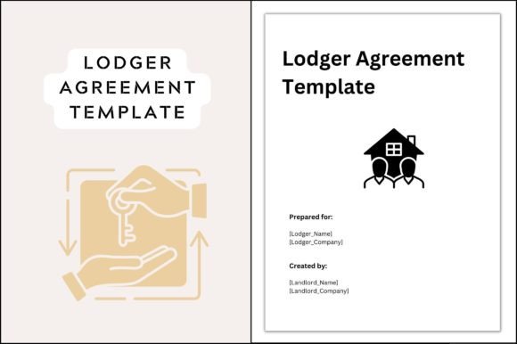 Lodger Contract: Premium Graphics for Editorial Templates