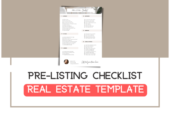Pre Listing Checklist Graphics & Templates