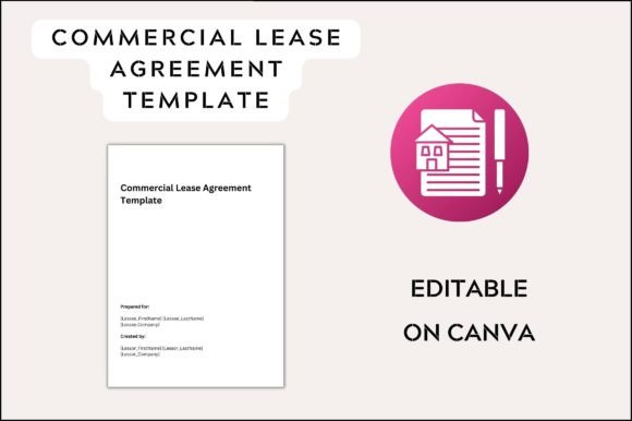 Printable Commercial Lease Agreement: Graphics for Crafters