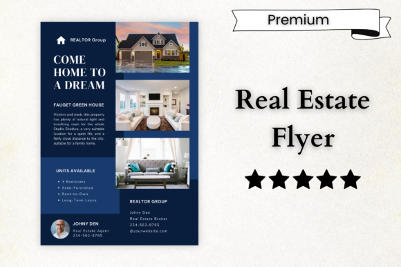 Real Estate Flyer: Pro Graphics & Print Templates