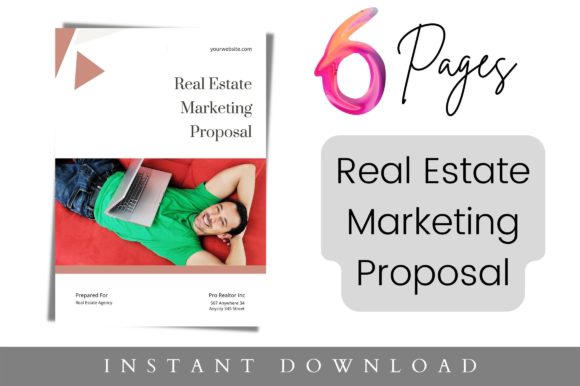 Real Estate Marketing Proposal: Print Templates & Graphics
