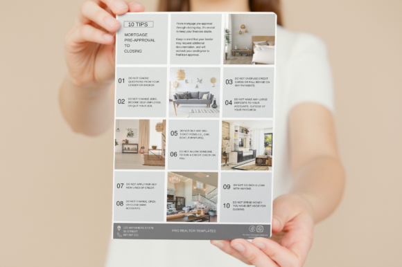 Review: Printable Real Estate Mortgage Flyer for Craft Projects