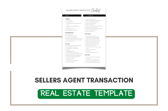 Sellers Agent Transaction: Premium Graphics & Freebies