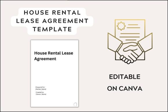 Standard House Lease Agreement Template: Graphics for Editors