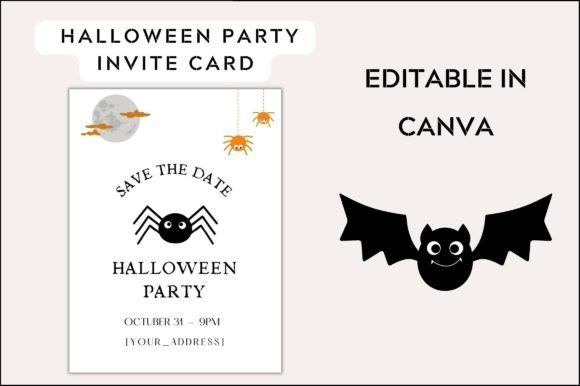 Unique Halloween Invitations: Graphics for Brand Templates